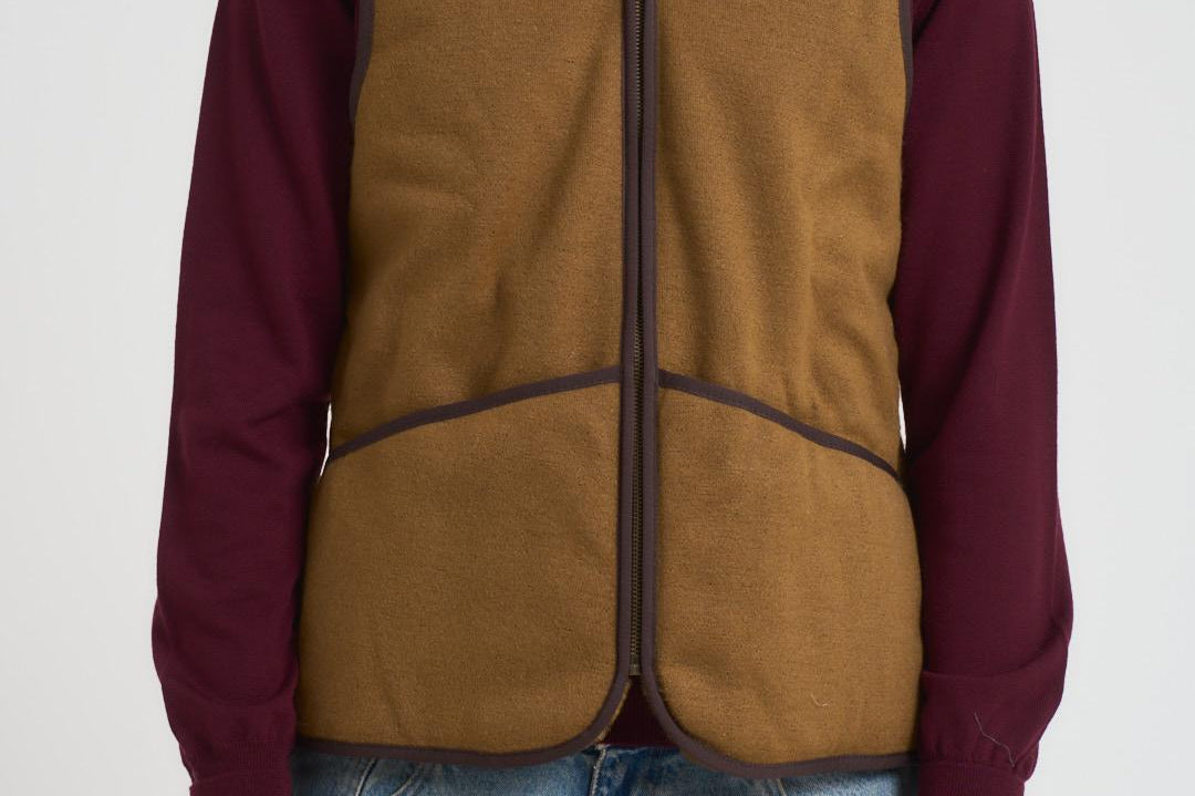 Gilet uomo in pile beige MLI0004 BR31 BARBOUR 