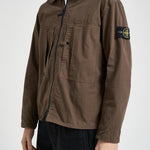 Giacca uomo stile camicia marrone 1200005 S0298V007C STONE ISLAND 