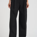 Pantalone donna in lana C3104 W0206BLACK THE LATEST 