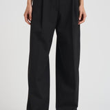 Pantalone donna in lana C3104 W0206BLACK THE LATEST 