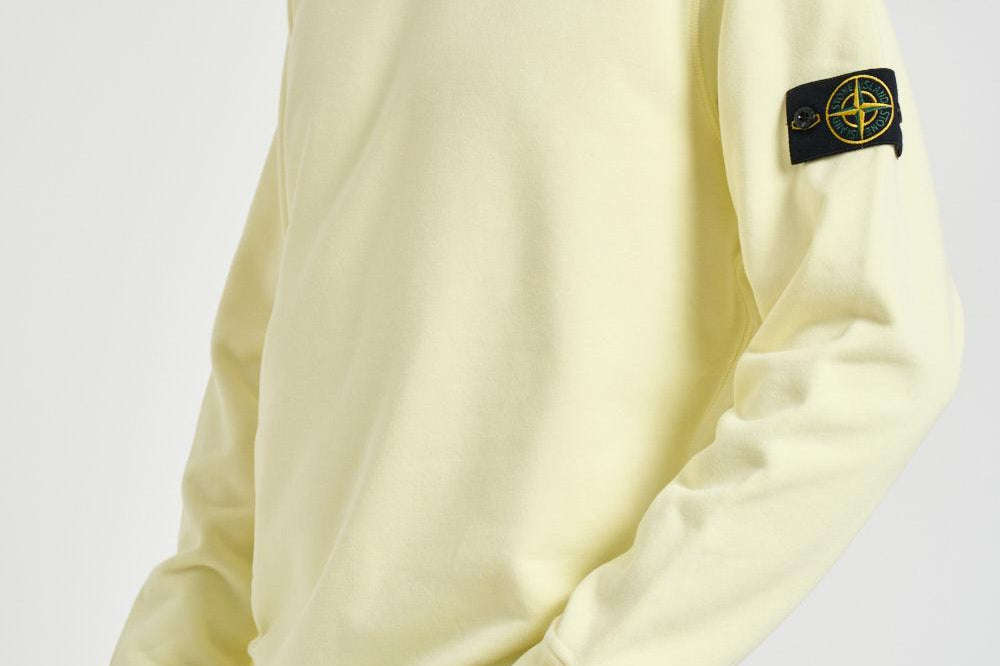 Felpa uomo girocollo gialla 6100060 S0051V003C STONE ISLAND 