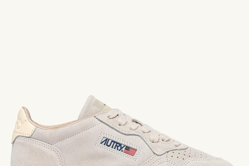 Sneakers uomo Medalist low in suede grigio AULM UH01 AUTRY 