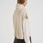 Maglia donna gilet panna D540924 LACOON084BURRO P.a.r.o.s.h. 