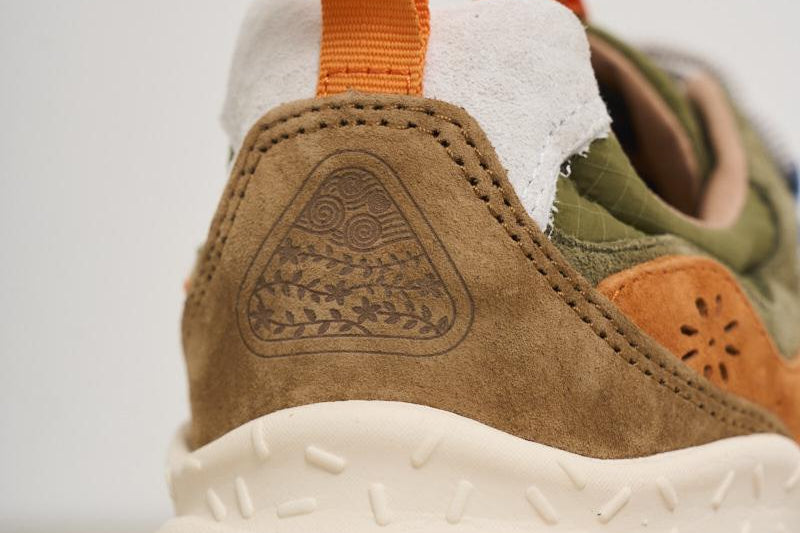 Sneakers uomo Yamano 3 verde 1F06 MILITAREBROWN FLOWER MOUNTAIN 