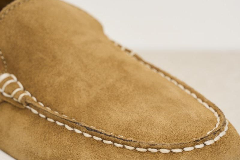 Mocassino uomo in suede marrone 803961293 003 RALPH LAUREN 