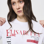 T-shirt donna bianca MA036 270 ELISABETTA FRANCHI 