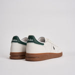 Sneakers uomo in camoscio bianca e verde 809P09753 002 RALPH LAUREN 