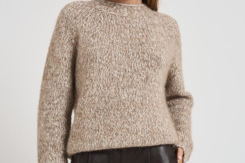 Maglia donna Laila girocollo beige D510414 LAILA803SABBIA P.a.r.o.s.h. 