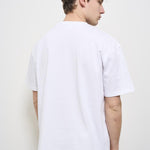T-shirt uomo girocollo bianca LDM101209 201479WHITE LES DEUX 
