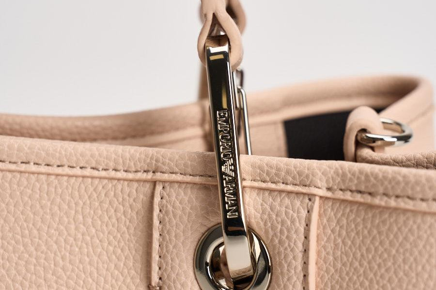 Borsa a mano donna in pelle rosa cipria EW000361 AF12036M1332 EMPORIO ARMANI 