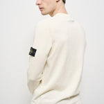 Maglia uomo girocollo panna 5100062 S00B9V0093 STONE ISLAND 