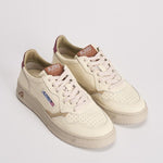 Sneakers donna Medalist panna, beige e bordeaux AULW NE10 AUTRY 