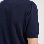Polo uomo in maglia blu SLOANCOTTON 61 MC2 SAINT BARTH 