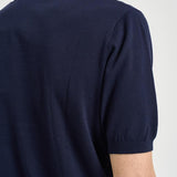 Polo uomo in maglia blu SLOANCOTTON 61 MC2 SAINT BARTH 
