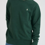 Felpa girocollo uomo verde 710916689 033 RALPH LAUREN 