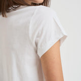 T-shirt donna in cotone bianca 211898698 005 RALPH LAUREN 