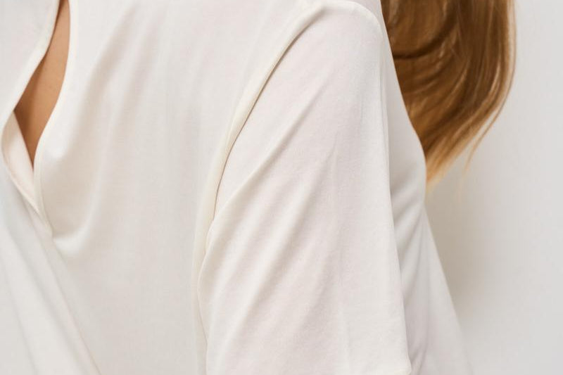 T-shirt donna girocollo bianca 25709 09 RRD 