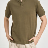 Polo uomo in maglia verde SLOANCOTTON 52 MC2 SAINT BARTH 