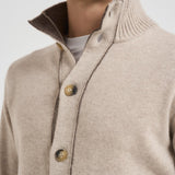 Cardigan uomo sabbia 2100 5602937 KANGRA 