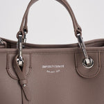Borsa a mano donna in pelle tortora EW000361 AF12036M1057 EMPORIO ARMANI 