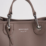 Borsa a mano donna in pelle tortora EW000361 AF12036M1057 EMPORIO ARMANI 