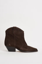 Stivali donna in suede testa di moro BO0002FA A1A03S50CL ISABEL MARANT 