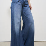 Jeans donna Marlen in denim scuro DP775 DF0290800 DONDUP 