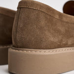 Mocassino uomo in suede tortora 2405 VISONEM08 DOUCAL'S 