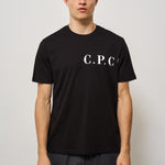 T-shirt uomo girocollo nera TS139A 999 CP COMPANY 