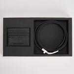 Set uomo cintura e portacarte nero EM002772 AF13396UC001 EMPORIO ARMANI 