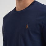 T-shirt uomo blu manica lunga 710760121 003 RALPH LAUREN 