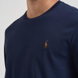 T-shirt uomo blu manica lunga 710760121 003 RALPH LAUREN 