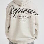 Felpa uomo con cappuccio grigio chiaro OCM41200 CREAMMARL REPRESENT 