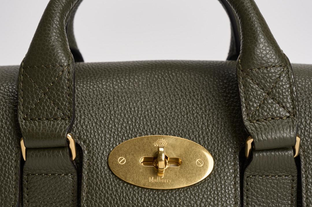 Borsa donna mini bayswater verde militare RL8928 Q749 MULBERRY 