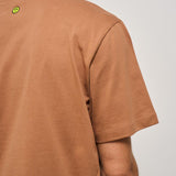 T-shirt uomo girocollo marrone ATH084 094 BARROW 