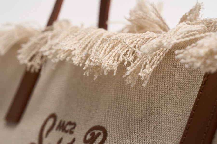 Borsa donna City in canvas ecru CBF0001 CANVAS1018 MC2 SAINT BARTH 