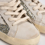 Sneakers donna Super-Star panna e argento GWF00103 F00890110931 GOLDEN GOOSE 