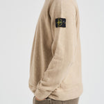 Felpa uomo girocollo beige 6100053 S0238V009A STONE ISLAND 