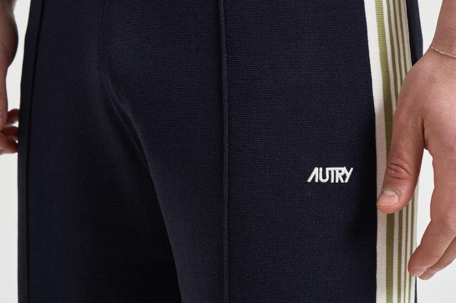 Pantalone uomo in maglia blu navy PAPM 027B AUTRY 