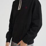 Felpa uomo con cappuccio nera 710P02442 002 RALPH LAUREN 