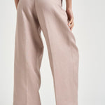 Pantalone donna Rubino con pinces rosa antico RU35 ANTICO NINE IN THE MORNING 