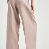Pantalone donna Rubino con pinces rosa antico RU35 ANTICO NINE IN THE MORNING 