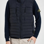Gilet uomo con zip blu G100007 S0183V0020 STONE ISLAND 