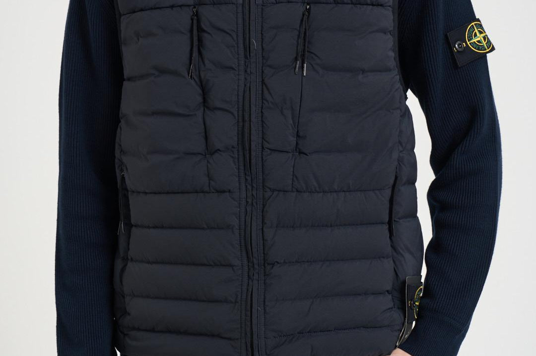 Gilet uomo con zip blu G100007 S0183V0020 STONE ISLAND 