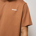 T-shirt uomo girocollo marrone ATH084 094 BARROW 
