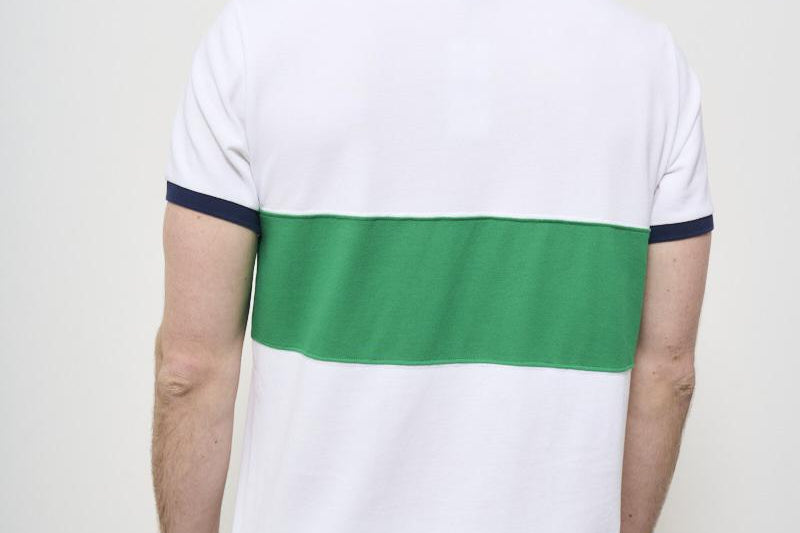 Polo uomo a righe bianca 710969619 001 RALPH LAUREN 