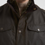 Gicca uomo in cotone cerato Ogston oliva MWX0700 OL51 BARBOUR 