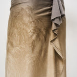 Gonna midi donna in seta Adastrgum beige 11827 514979 PIERRE-LOUIS MASCIA 