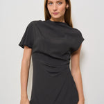 T-shirt donna girocollo nera S5SU03 Y54 SEMICOUTURE 