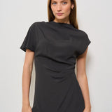T-shirt donna girocollo nera S5SU03 Y54 SEMICOUTURE 